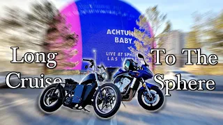 Electric Chopper And Yamaha FZS1000 To The Las Vegas Sphere