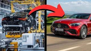 New Mercedes C Class production ( car factory) - Assembly line