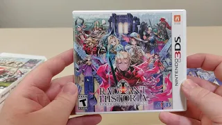Radiant Historia Perfect Chronology 3ds Launch Edition Unboxing