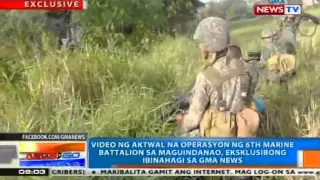 NTG: Video ng aktwal na operasyon ng sa Maguindanao, eksklusibong ibinahagi sa GMA News