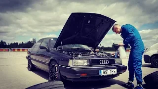 700+HP Audi 200 20v 2.2 Big Turbo Sounds | Loud Revs - Exhaust & Drag launches