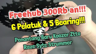 Meroca KM 5.0 Hub Freehub Murah Jangkrik Tawon - Saingan Koozer ZTTO Raze Syte Strummer Novatec