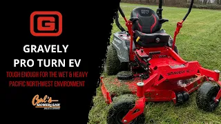 Electric Gravely Pro -Turn EV Commercial Mower