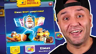 Elmas Bileti Son Gün Satın Aldım..! Clash Royale