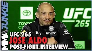 Jose Aldo targets T.J. Dillashaw in 'great fight' after decision win | UFC 265