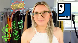 EPIC Thrift Haul From Goodwill Bins to Resell For Profit on Poshmark!