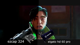 Teste da  ezcap 324 vs elgato hd 60 pro no trailer do  apex