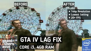GTA 4 Lag Fix Low End PC | How To Play GTA IV On 4GB RAM Intel HD Graphics