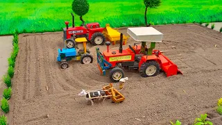 top diy tractor making | mini rotavator alghazi tractor | petrol pump | mini plough  | tractor video