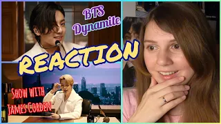 BTS 'Dynamite' The Late Late Show with James Corden [REACTION] | Реакция на BTS