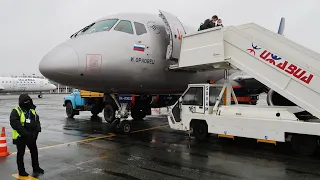 Superjet 100 а/к Аэрофлот | Москва - Ижевск