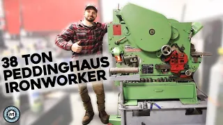 My New 38 Ton Ironworker - Peddinghaus 210/11