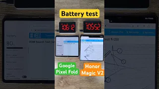 Honor Magic V2 vs Google Pixel Fold: Foldable battery battle!