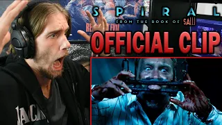 Spiral: From The Book Of Saw | Opening Scene "Train Trap" Official Clip - REACTION!!!