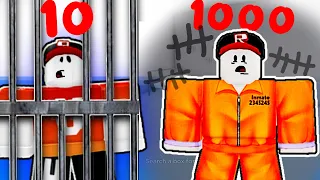 Постройки из 10 100 1000 Блоков ТЮРЬМА в Build a Boat Roblox