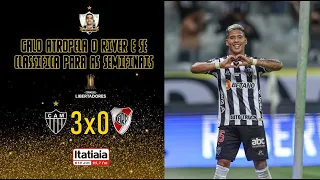 18/08/2021 - GALO 3x0 River Plate - (Libertadores 2021) - Narração do Caixa [ITATIAIA]