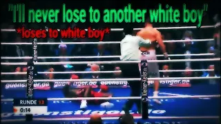 Racist Jermain Taylor- "I'll never lose to another white boy" / loses to white boys