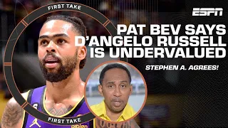 Patrick Beverley says D'Angelo Russell is undervalued 👀 Stephen A. agrees | First Take YT Exclusive