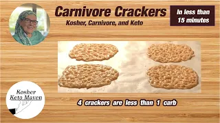 Carnivore Cheese Crackers | Kosher, Carnivore, and Keto