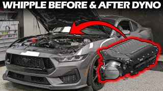 2024 Mustang GT Whipple Install - Before and After Dyno Numbers!