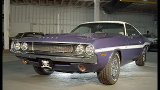 TONY SURPRISES HIS WIFE WITH HER FINISHED DREAM CAR: 1970 CHALLENGER R/T IN PLUM CRAZY.