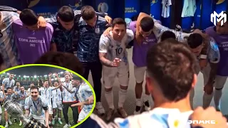 Lionel Messi motivational speech before Copa America Final | Messi a True leader ⚡️⚡️