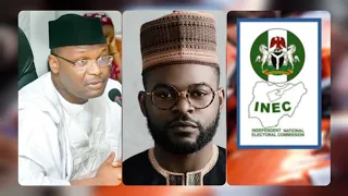 YOU'LL BE SHOCKED: You need 2 see this! As Falz & Vector drag INEC chairman in new song Yakubu..HEAR