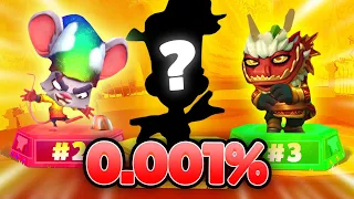 TOP 3 RAREST SKINS EVER IN ZOOBA