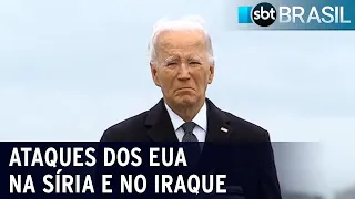 Ataques dos EUA no Iraque e Síria geram tensões no Oriente Médio | SBT Brasil (03/02/24)