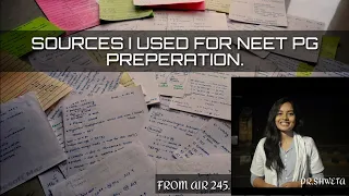 SOURCES I USED FOR NEET PG || #neetpg #next #motivation #education