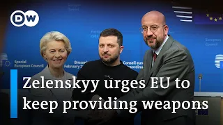 Zelenskyy welcomed by EU Parliament and European leaders | DW News