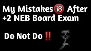 Career Plan| Do Not Repeat These Mistakes After 12 Exam!! Nepal Ki Bidesh Jaam?