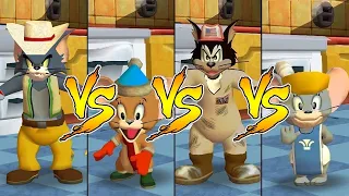 Tom and Jerry in War of the Whiskers Tom Vs Jerry Vs Butch Vs Nibbles (Master Difficulty)