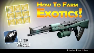 How to Farm Exotic Engrams! | Destiny PS4 Xur 3 of Coins! |