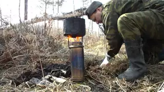 Тесак, пиролизная печь. Или рассказ о быстром привале.