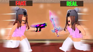 SHE Was PRETENDING To BE ME, SO I DESTROYED HER in Roblox MM2!