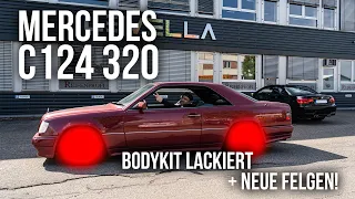 LEVELLA | Mercedes C124 320 | Zurück von Yasin - Bodykit lackiert + Neue Felgen!