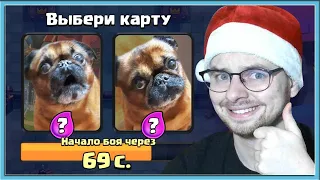 🤡 МОЙ ПЕС ВЫБИРАЕТ МНЕ КАРТЫ В ДРАФТЕ! САМЫЙ МИЛЫЙ ВЫБОР КАРТ / Clash Royale