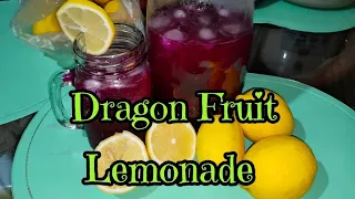 How to Make Dragon Fruit Lemonade | Deliciously Healthy and Refreshing