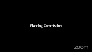PLANNING COMMISSION MEETING September 22, 2022