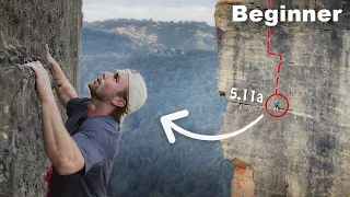 I tried Lead Climbing a 5.11a with No Experience!... (Ep.1/5)