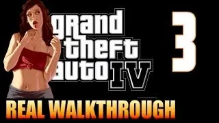 Grand Theft Auto 4 Walkthrough - Pt 3 - Three's a Crowd mission, Free Body Armor plus an Easy $100!