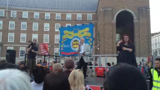 Jeremy Corbyn Bristol rally 8th August 2016 - mental health and the NHS