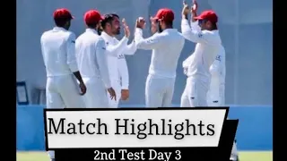 Afghanistan vs Zimbabwe Highlights | 2nd Test, Day 3 | Cricket Highlights