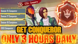 Conqueror Guide: How to Reach Conqueror & Tips for Playing 3 hours per day
