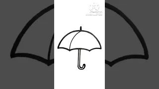 Cute Umbrella Drawing #shorts #ytshorts #viralshorts #trending  #umbrella #cute #easy #drawing