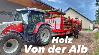 Von der Alb ins Linzgau | Brennholz fahren