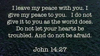 I Leave My Peace With You (John 14:27)