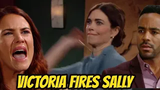 The Young and the Restless Spoilers Next Week 17-21 Victoria Fires Sally, Replaces with Nate