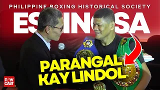 May Binigay? Luisito Espinosa Pinarangalan sa Philippine Boxing Historical Society Hall of Fame